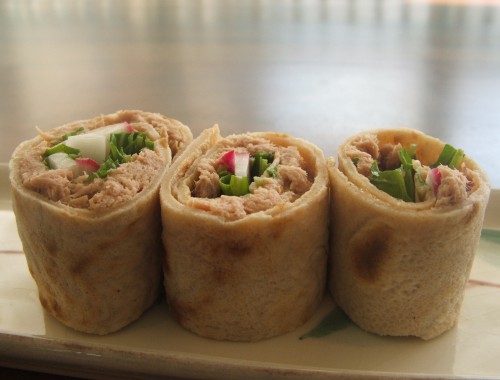 ממרח טונה, צנונית ורוקט