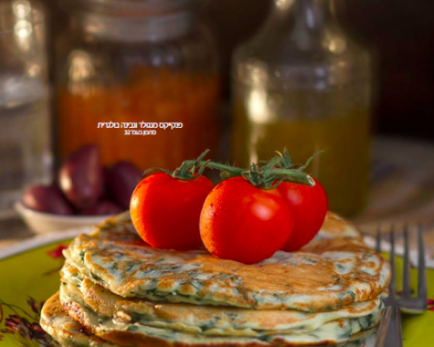 פנקייקס מנגולד וגבינה בולגרית