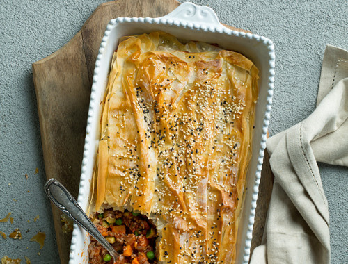 פאי בשר וירקות. צילום: בועז לביא